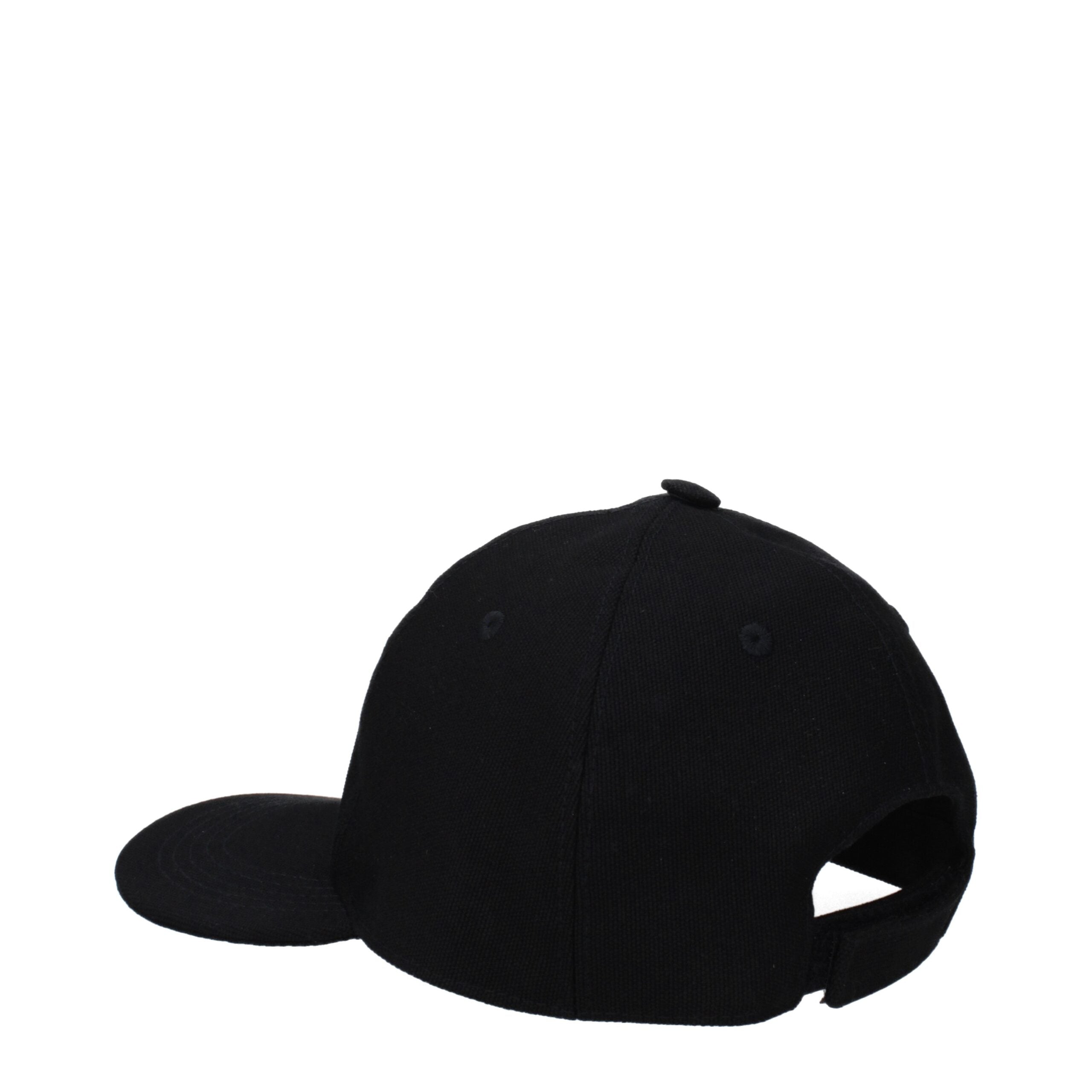 Black Cotton Cap (Baseball Hat) - ventzia