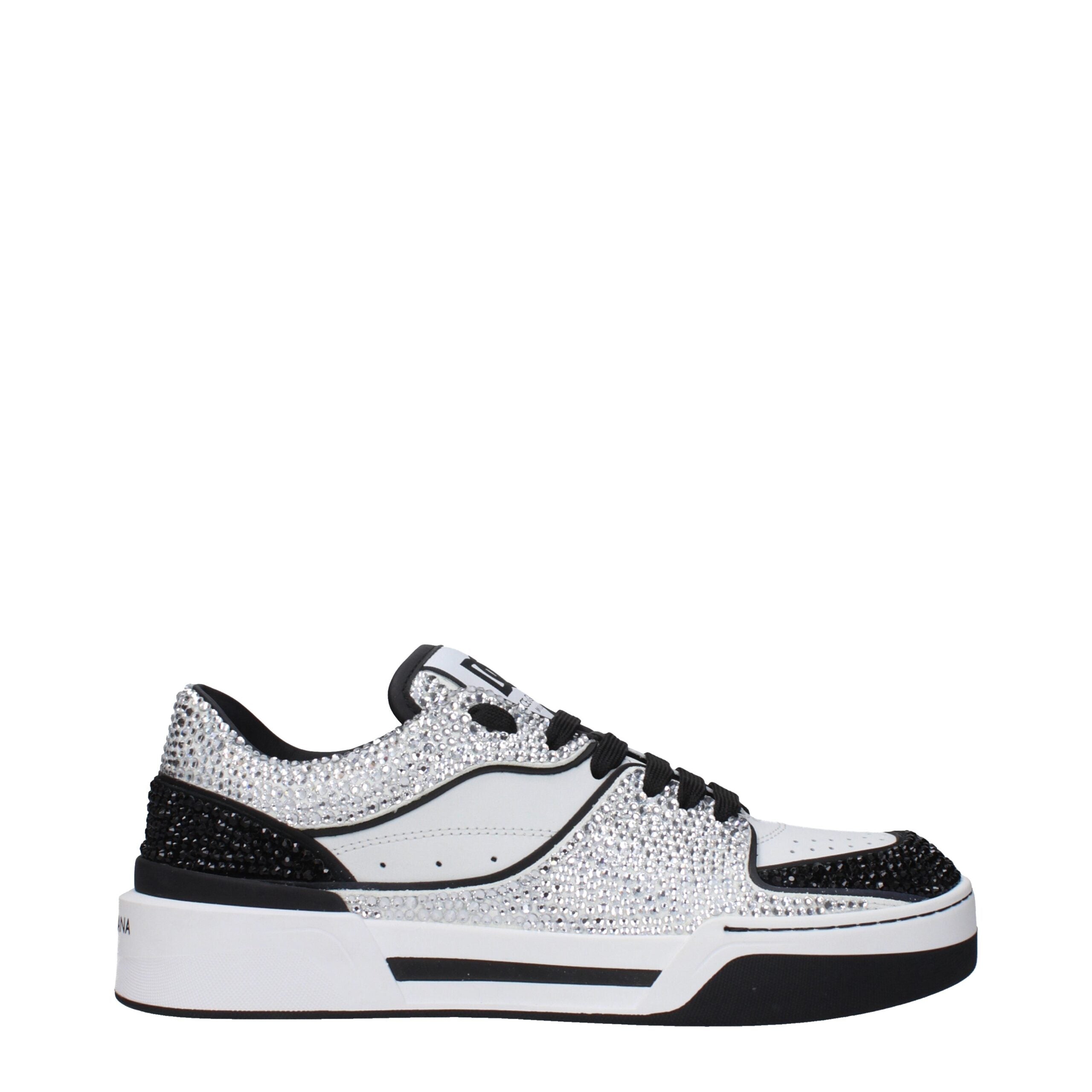 White Leather Low Top Sneakers - ventzia