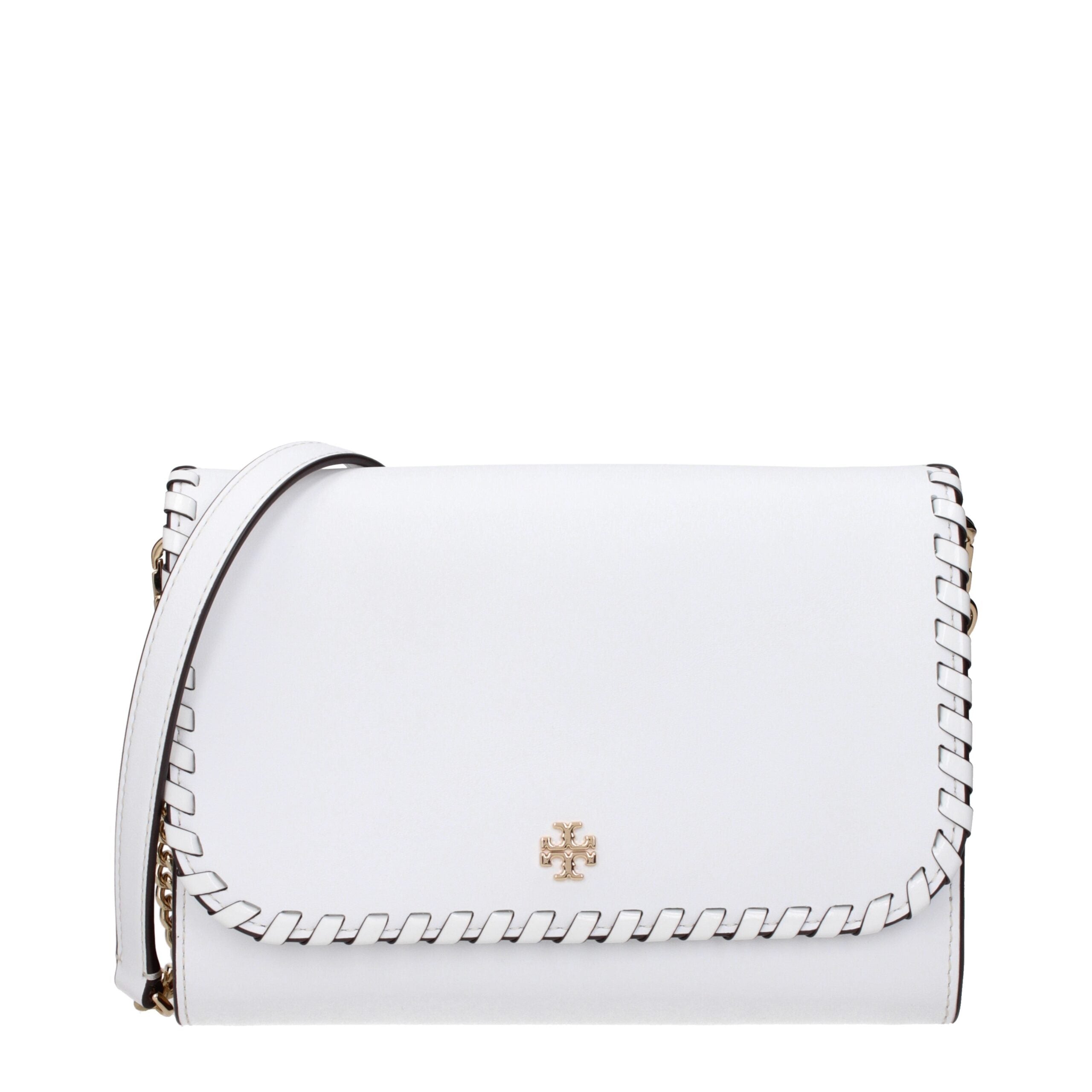 White Leather Clutch Bag - ventzia
