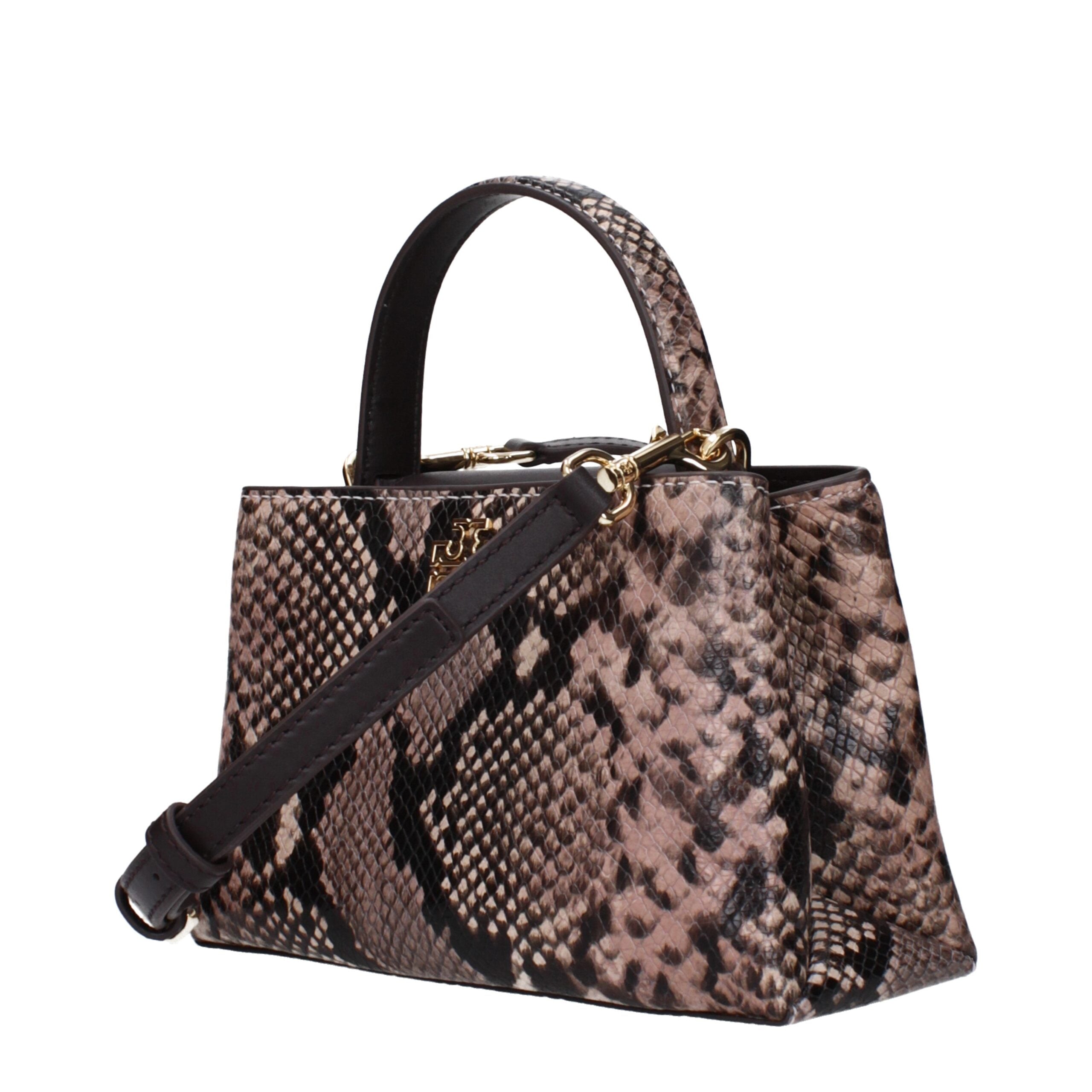Pink Leather Handbag - ventzia