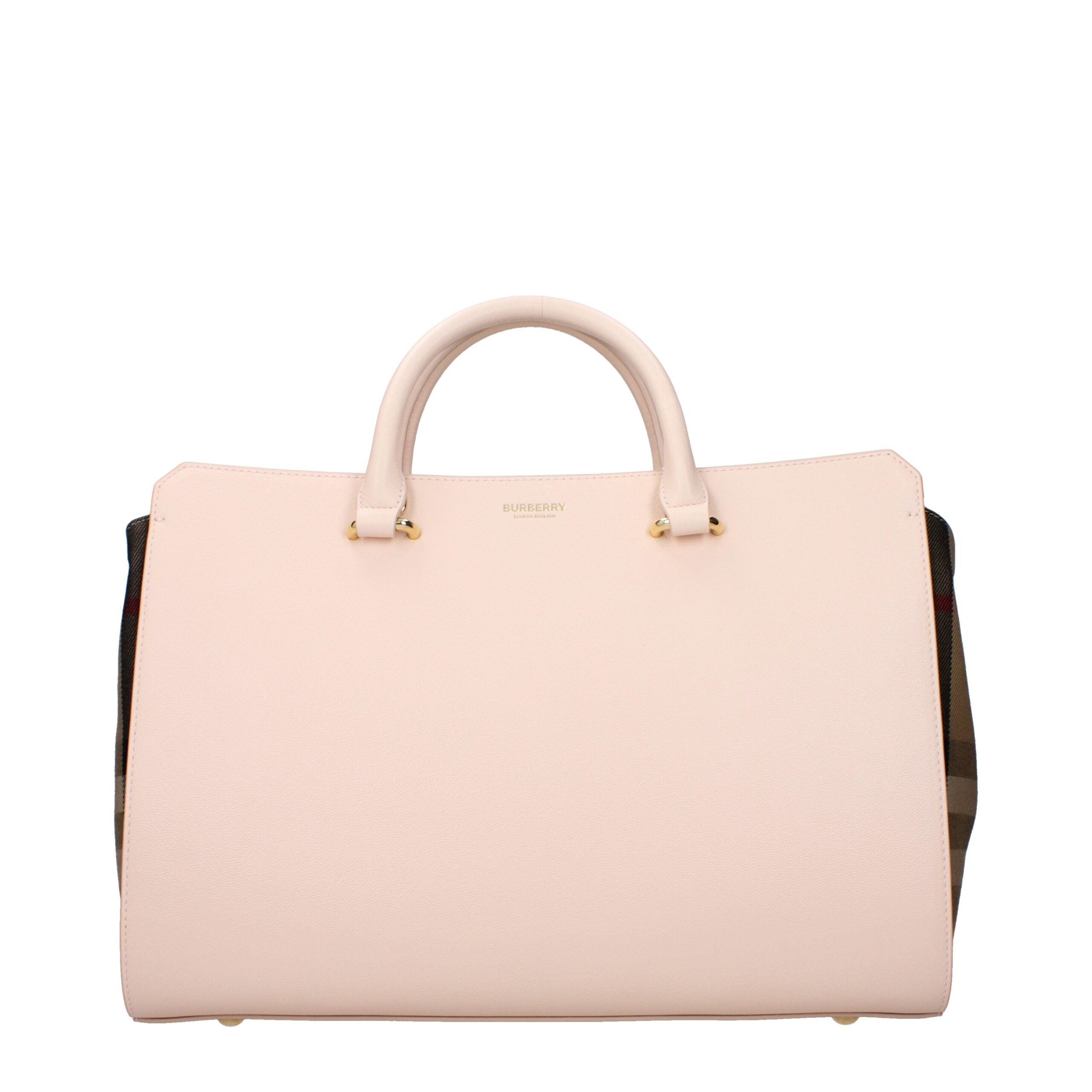 Pink Leather Handbag - ventzia