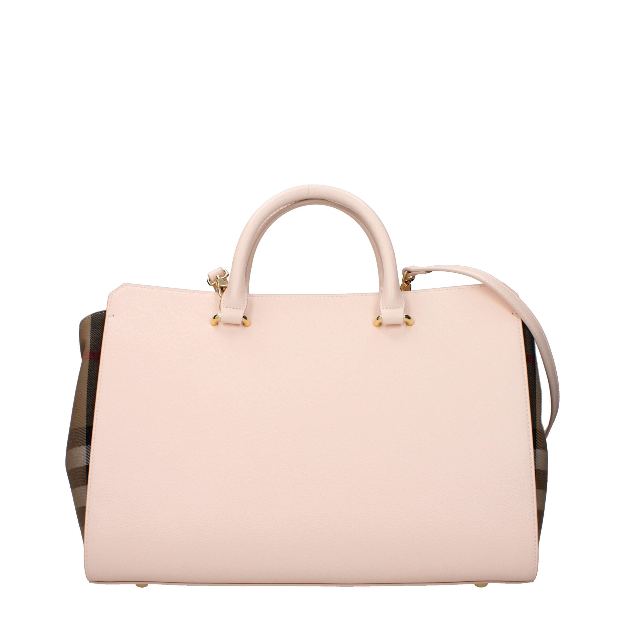 Pink Leather Handbag - ventzia