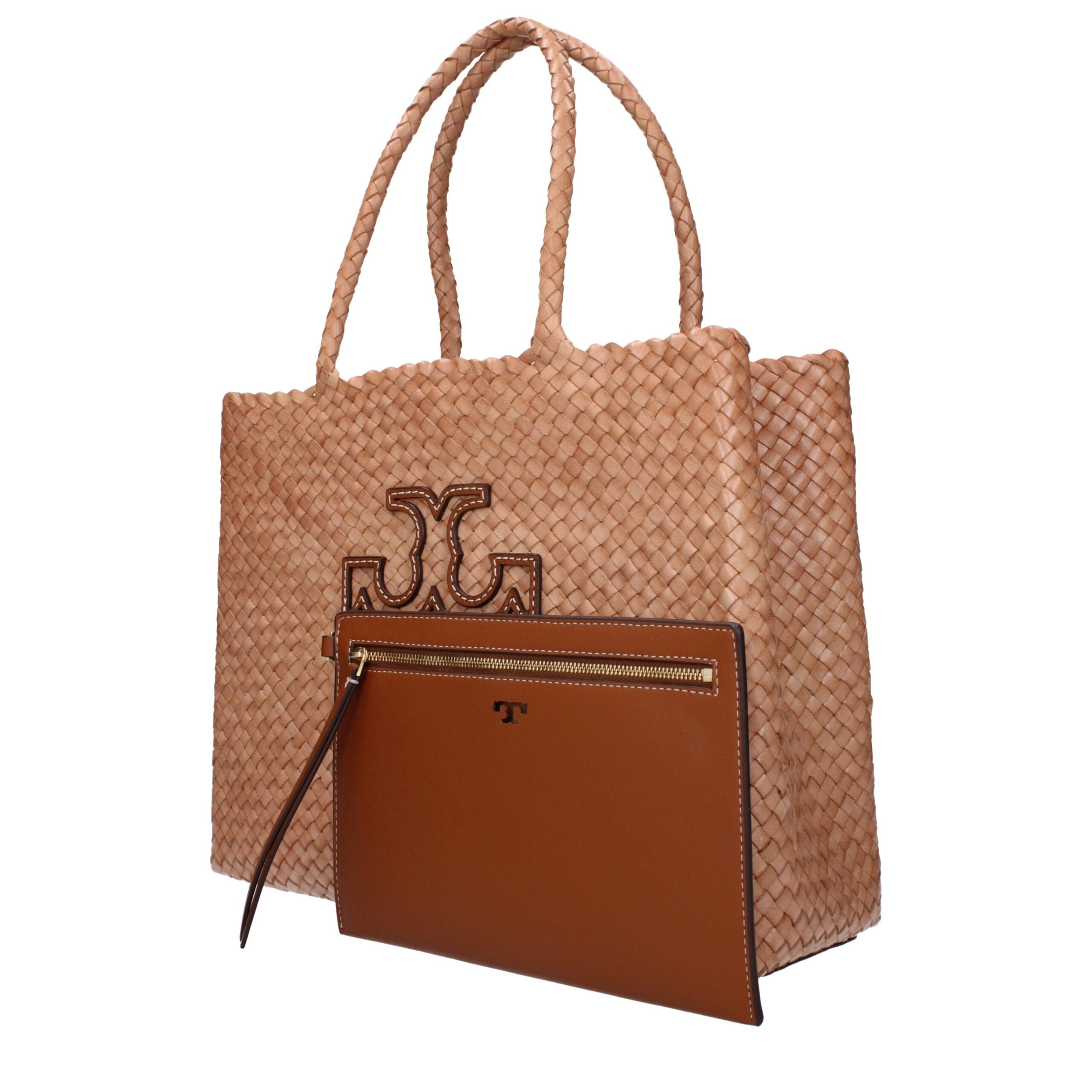 Pink Leather Shoulder Bag - ventzia