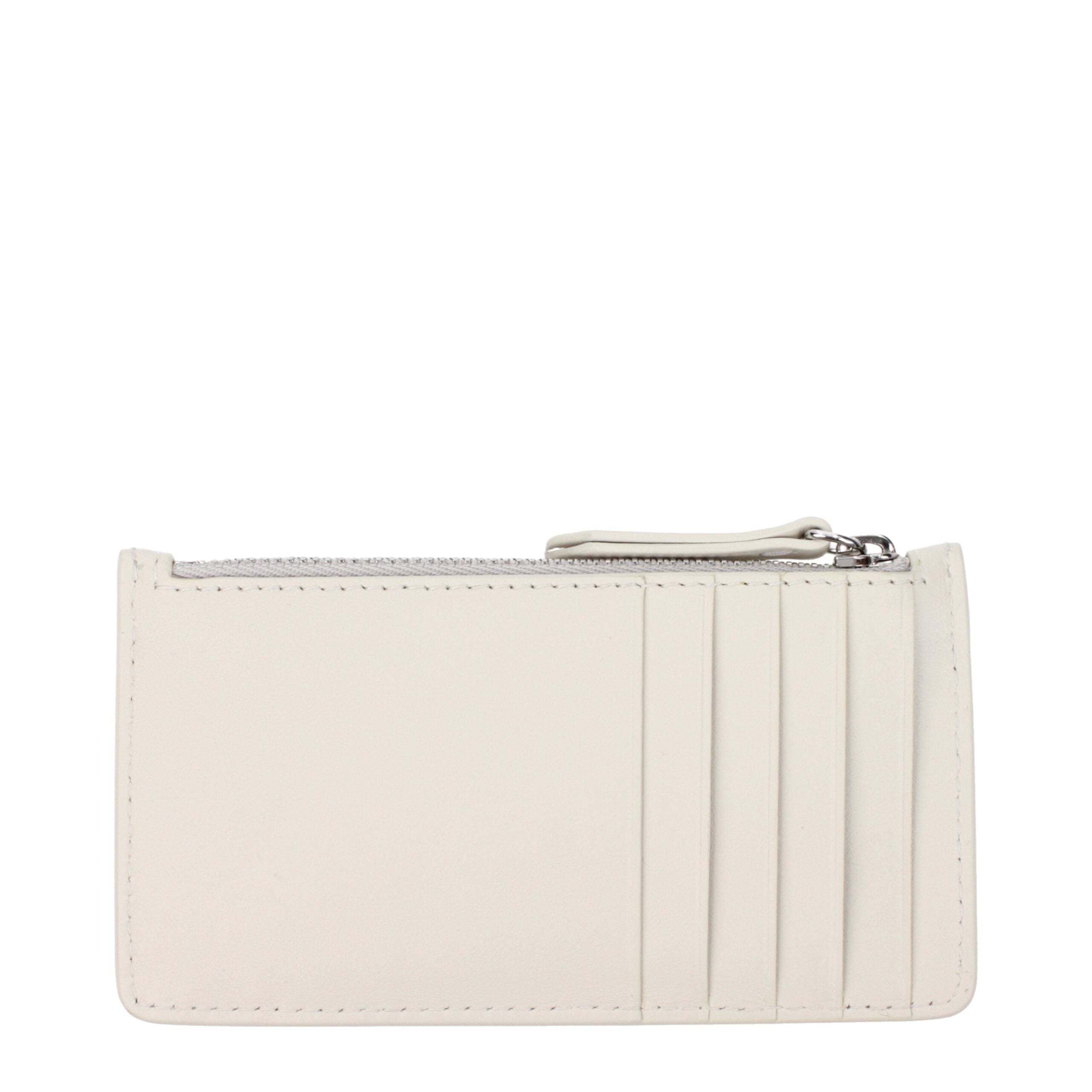 Beige Leather Wallet - ventzia
