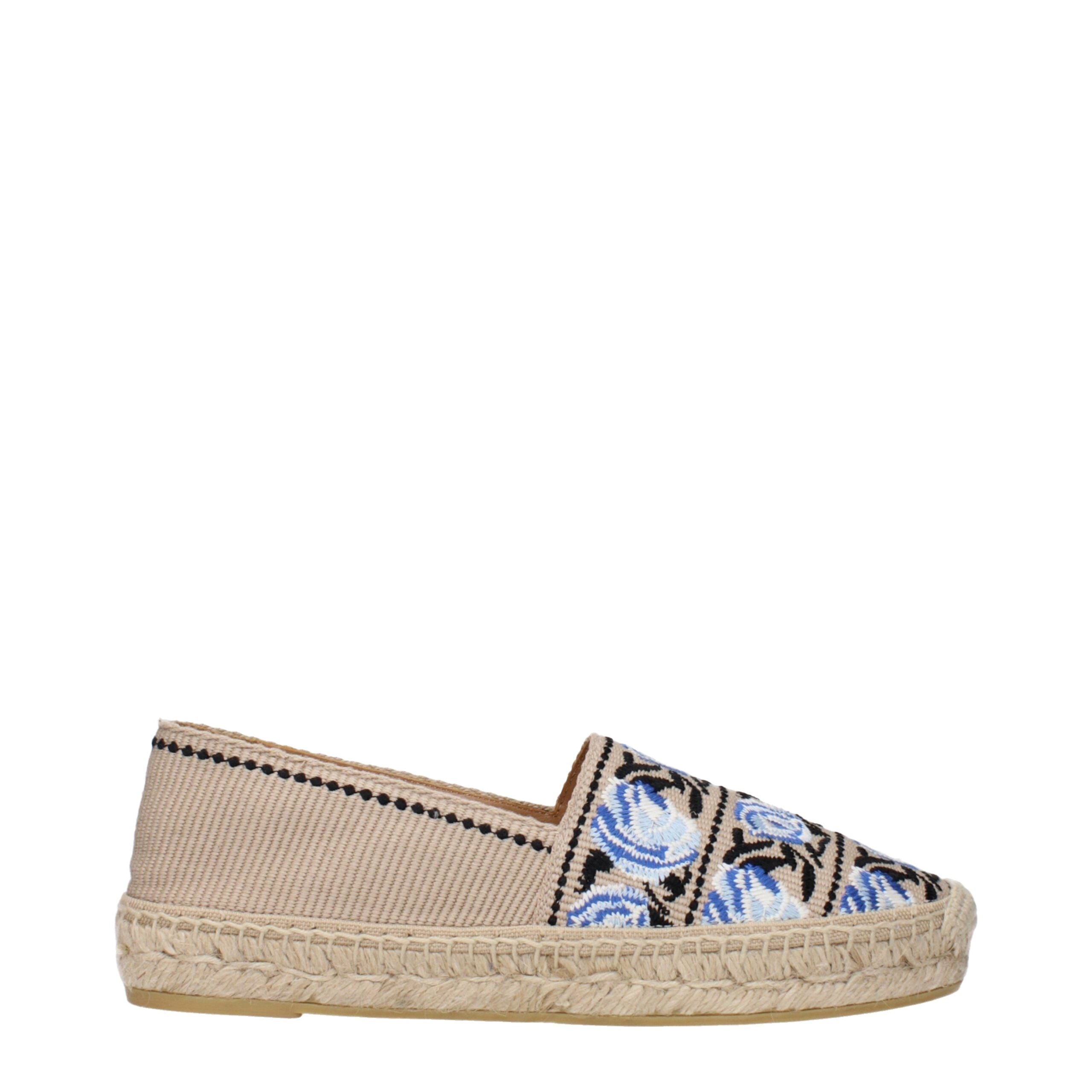 Beige Fabric Espadrilles - ventzia
