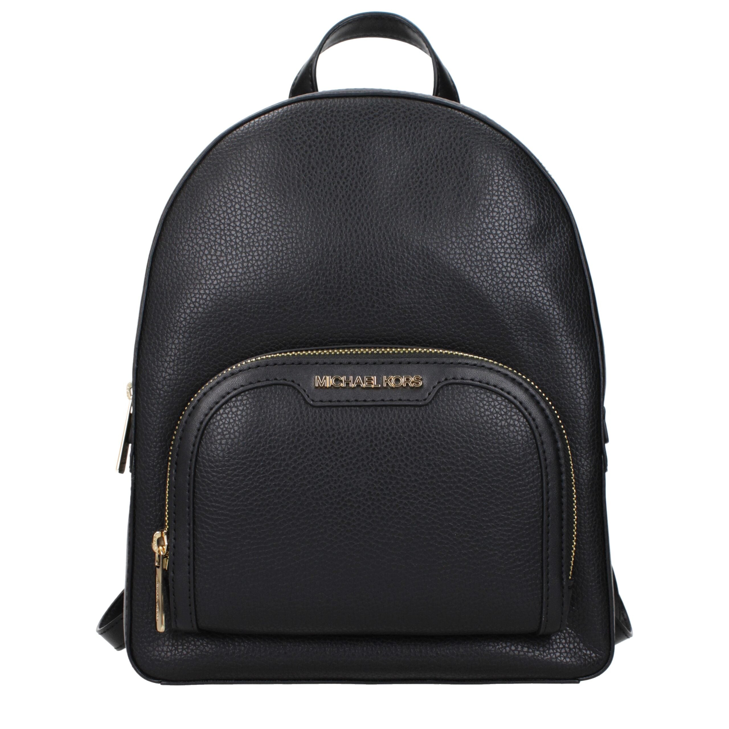 Black Leather Backpack