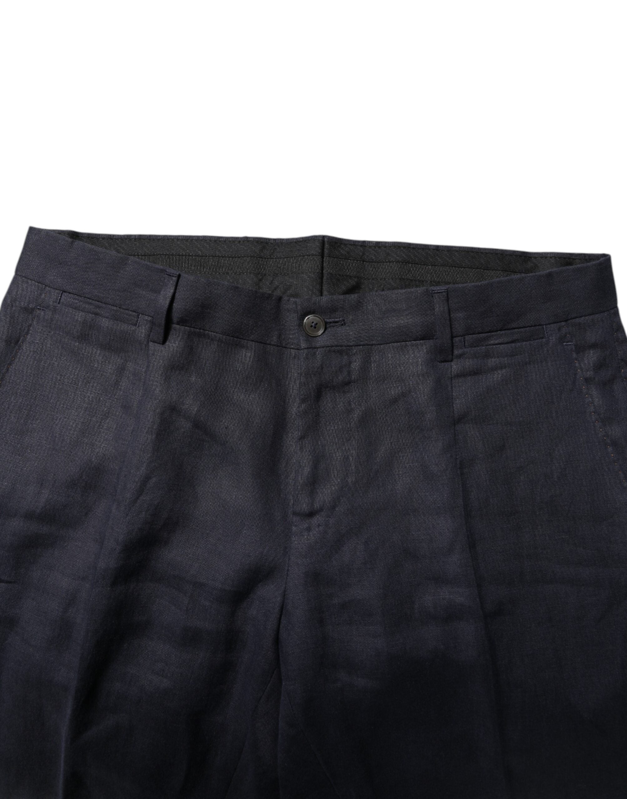 Dark Blue Double Breasted 2 Piece Suit - ventzia