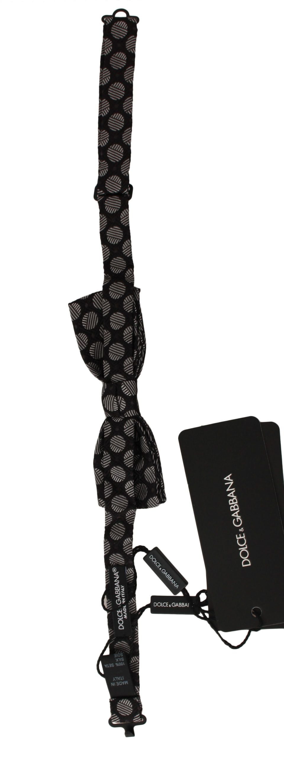 Elegant Polka Dot Silk Bow Tie - ventzia