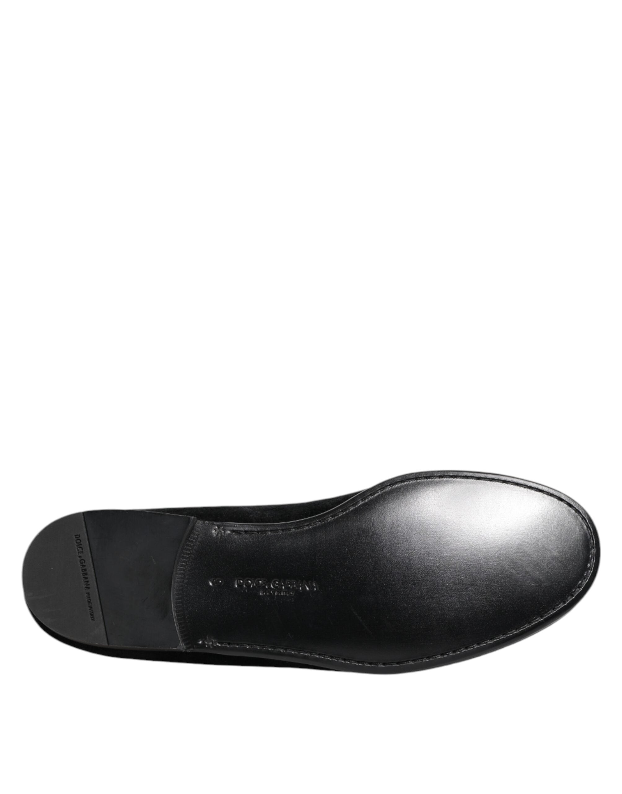 Black Jacquard Loafers Formal Men Dress Shoes - ventzia