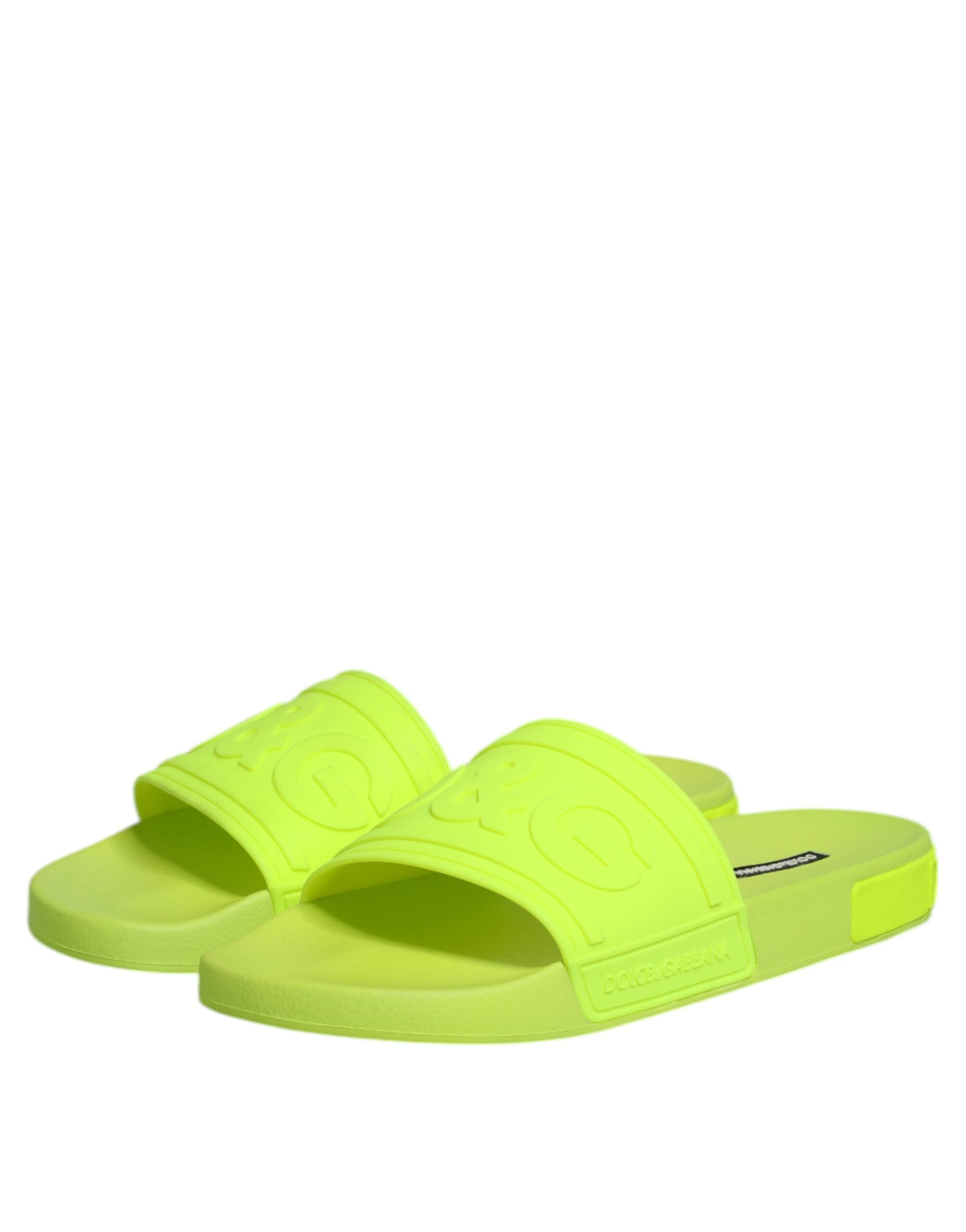 Green Rubber Slides Sandals Beachwear Shoes - ventzia
