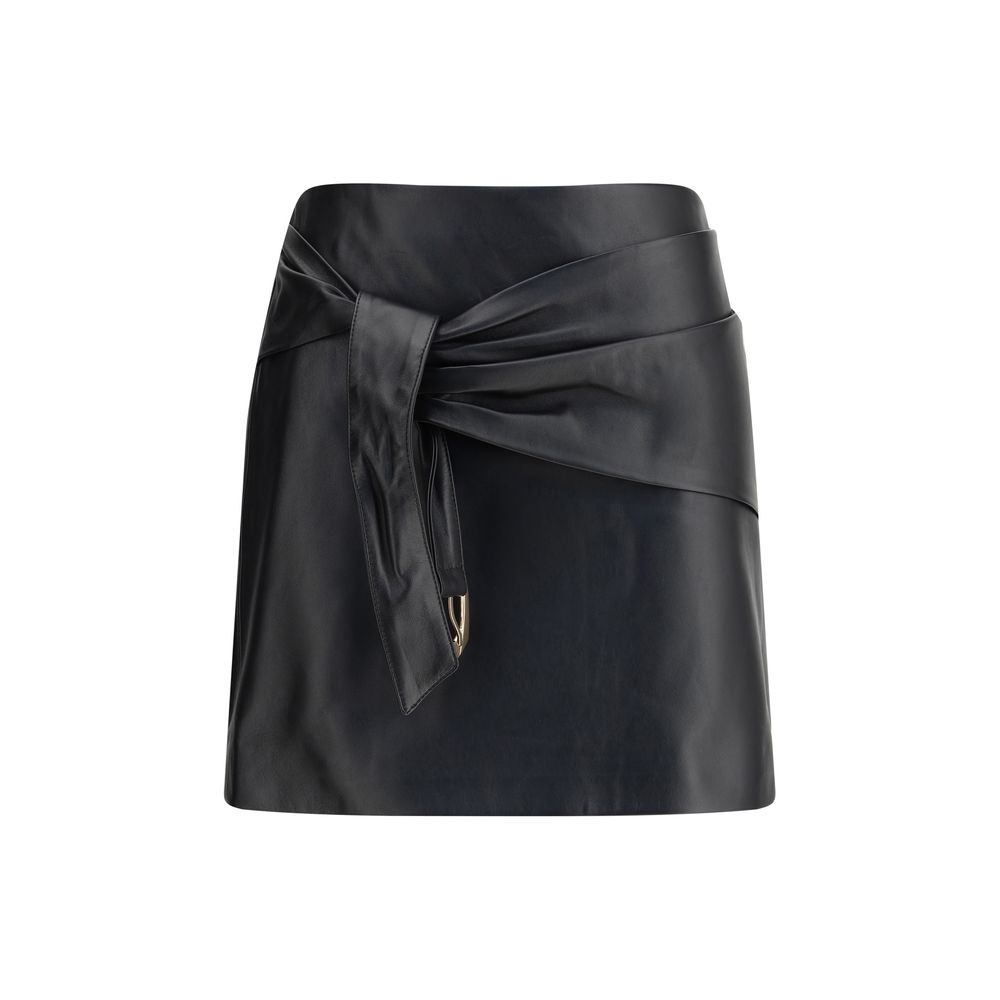 Black Lamb Ovis Aries Aries Mini Skirt - ventzia