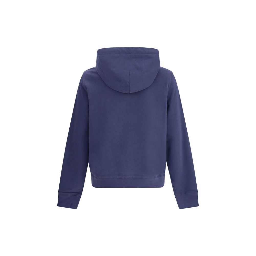 Blue Cotton Sweatshirt - ventzia
