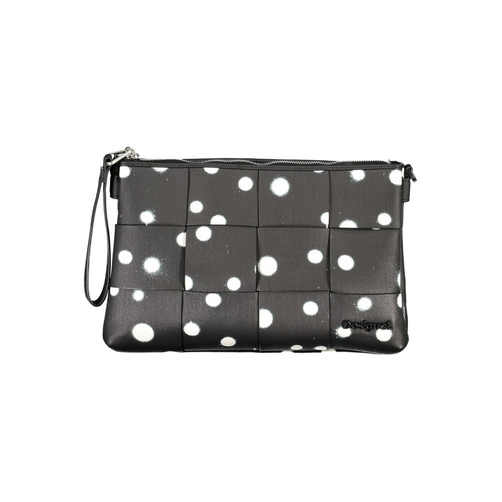 Black Polyurethane Women Bag - ventzia