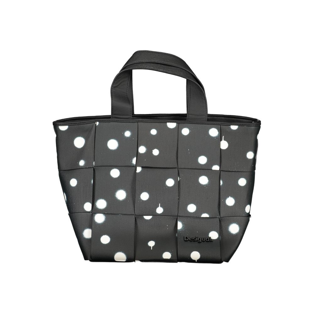 Nero Poliuretano Woman Shoulder Bag - ventzia