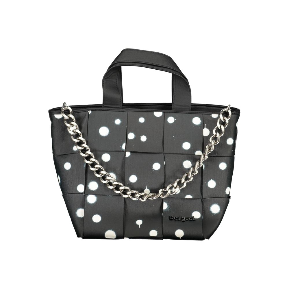 Nero Poliuretano Woman Shoulder Bag - ventzia