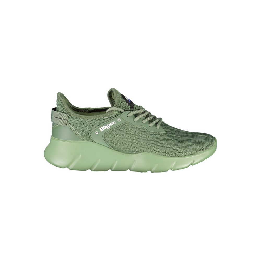 Green Polyester Sneaker