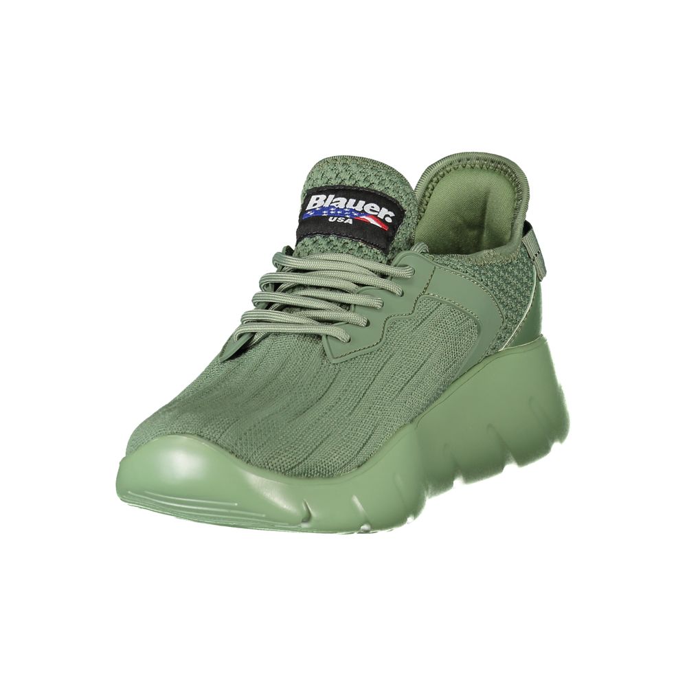 Green Polyester Sneaker