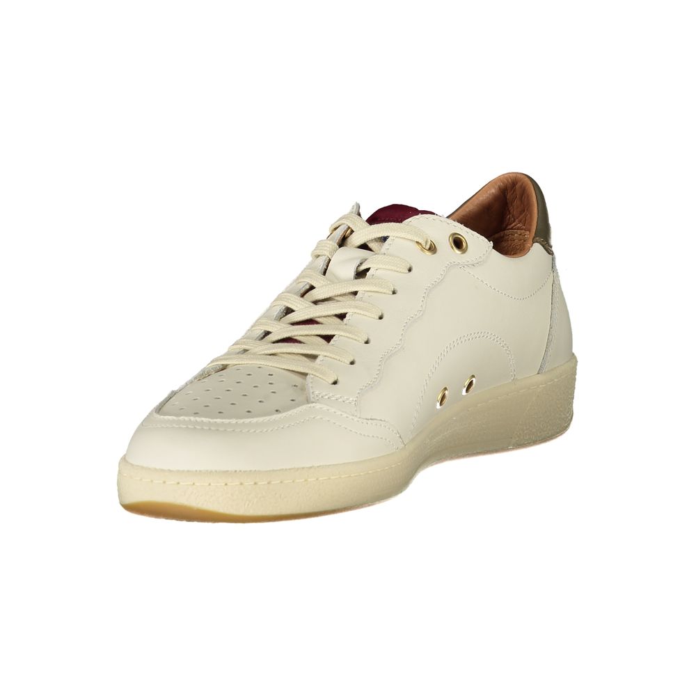 Bianco Polyurethane Men Sneaker - ventzia