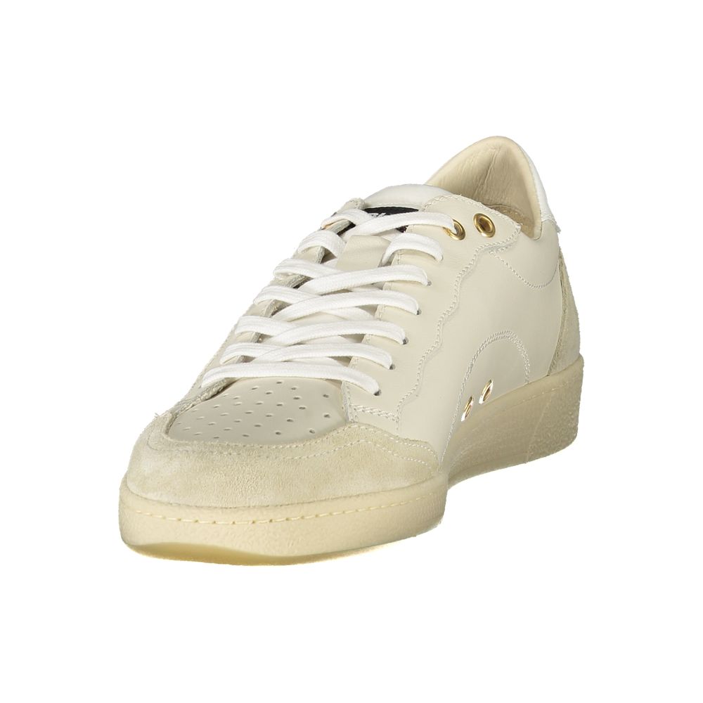 Bianco Poliuretano Uomo Sneaker - ventzia