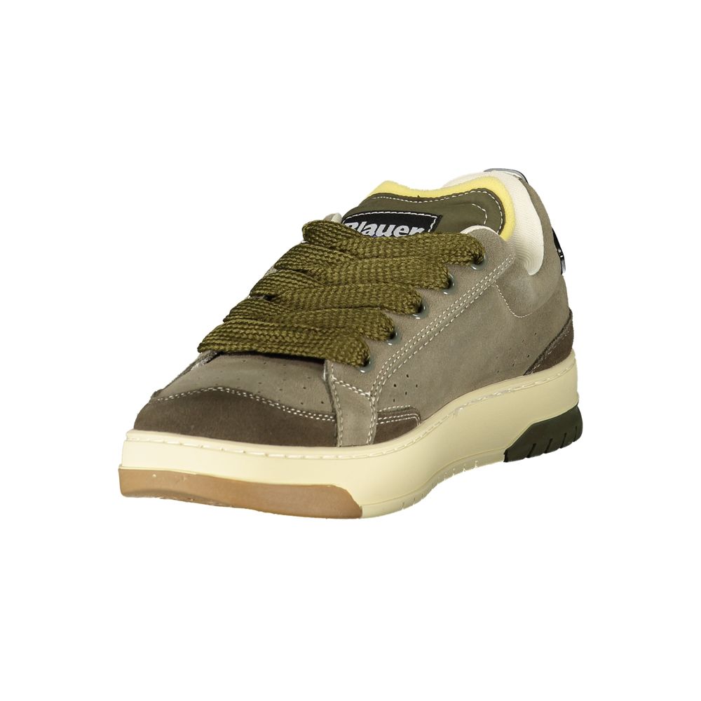Green Polyester Sneaker