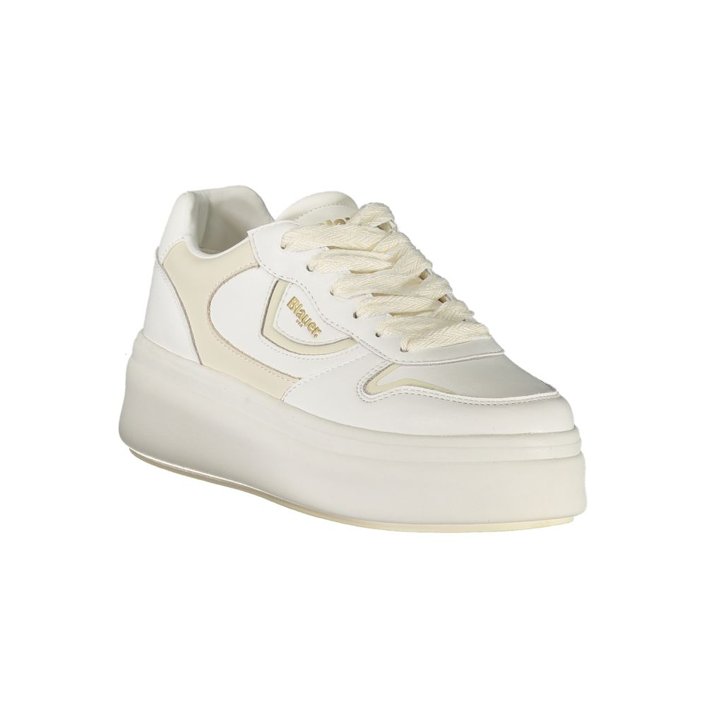 Bianco Poliuretano Donna Sneaker - ventzia