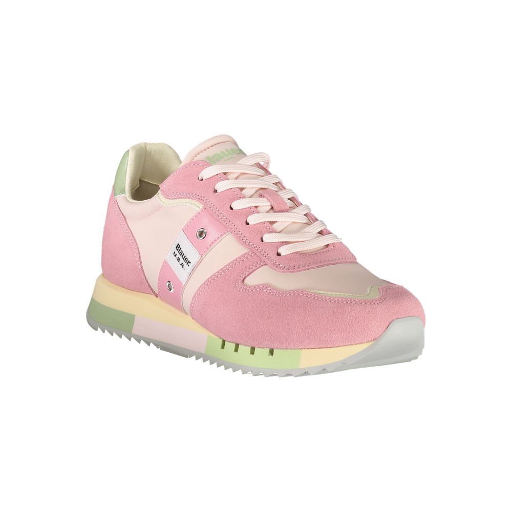 Pink Polyester Sneaker