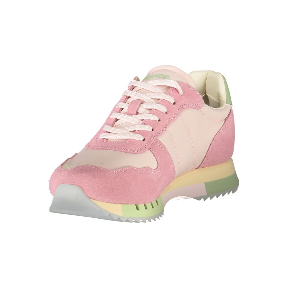 Pink Polyester Sneaker