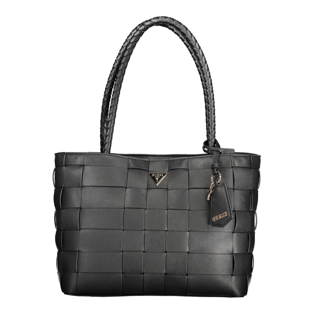 Nero Poliuretano Women Handbag - ventzia
