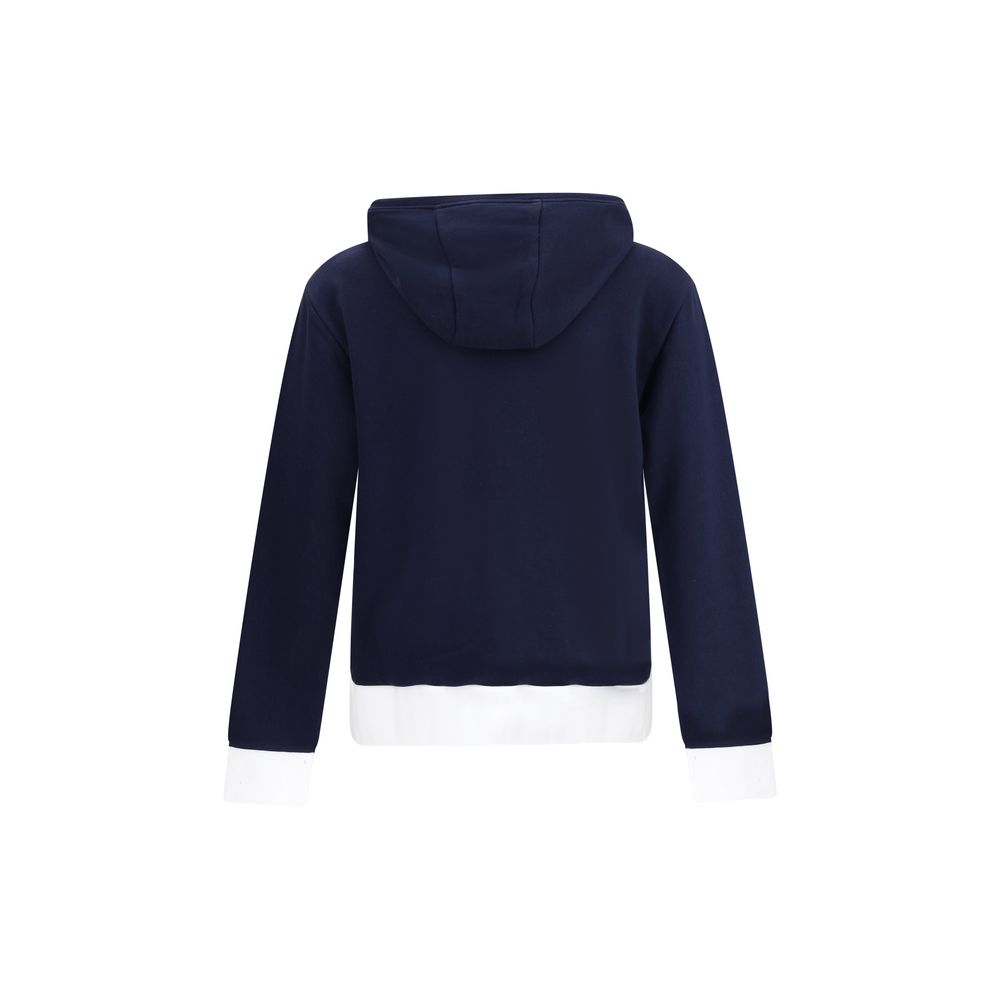 Blue Cotton Sweatshirt - ventzia
