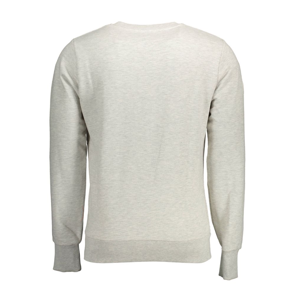 Gray Cotton Men Sweater - ventzia