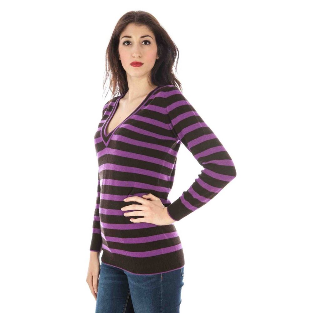 Purple Wool Sweater - ventzia