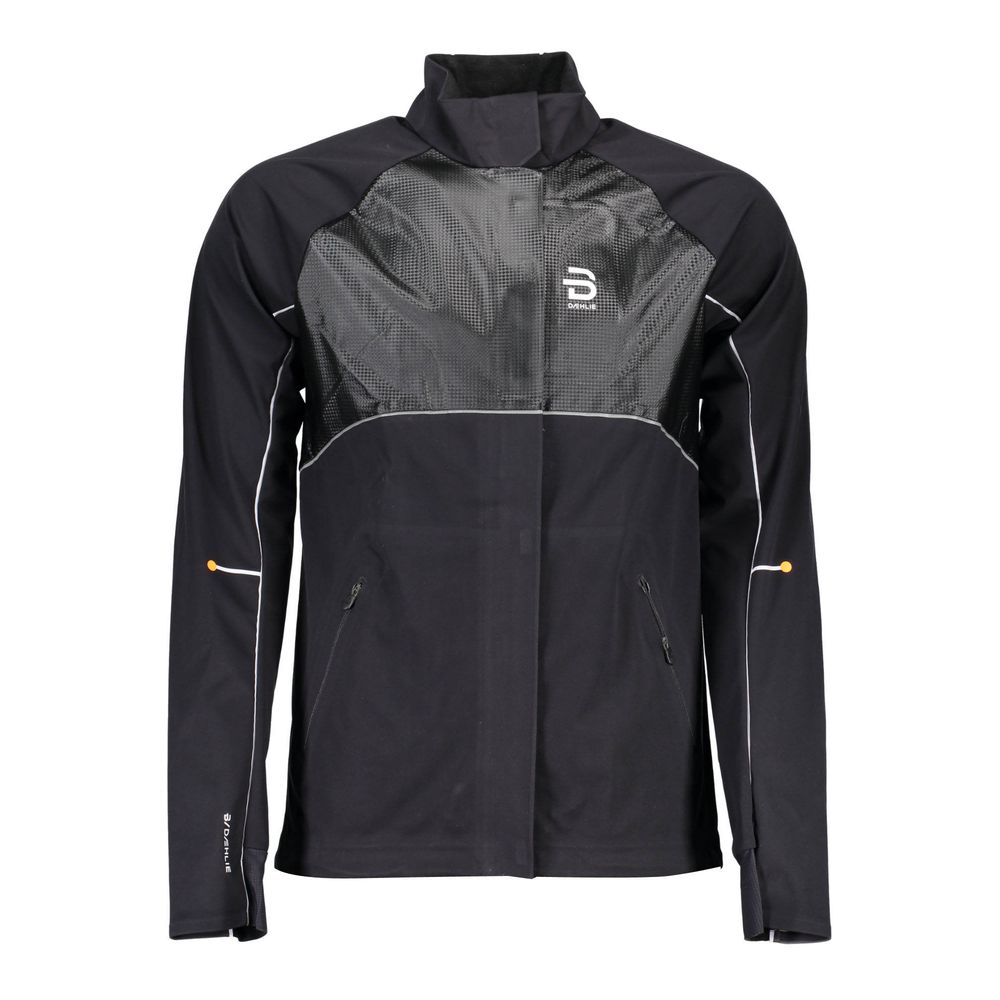 Black Polyester Men's Jacket - ventzia