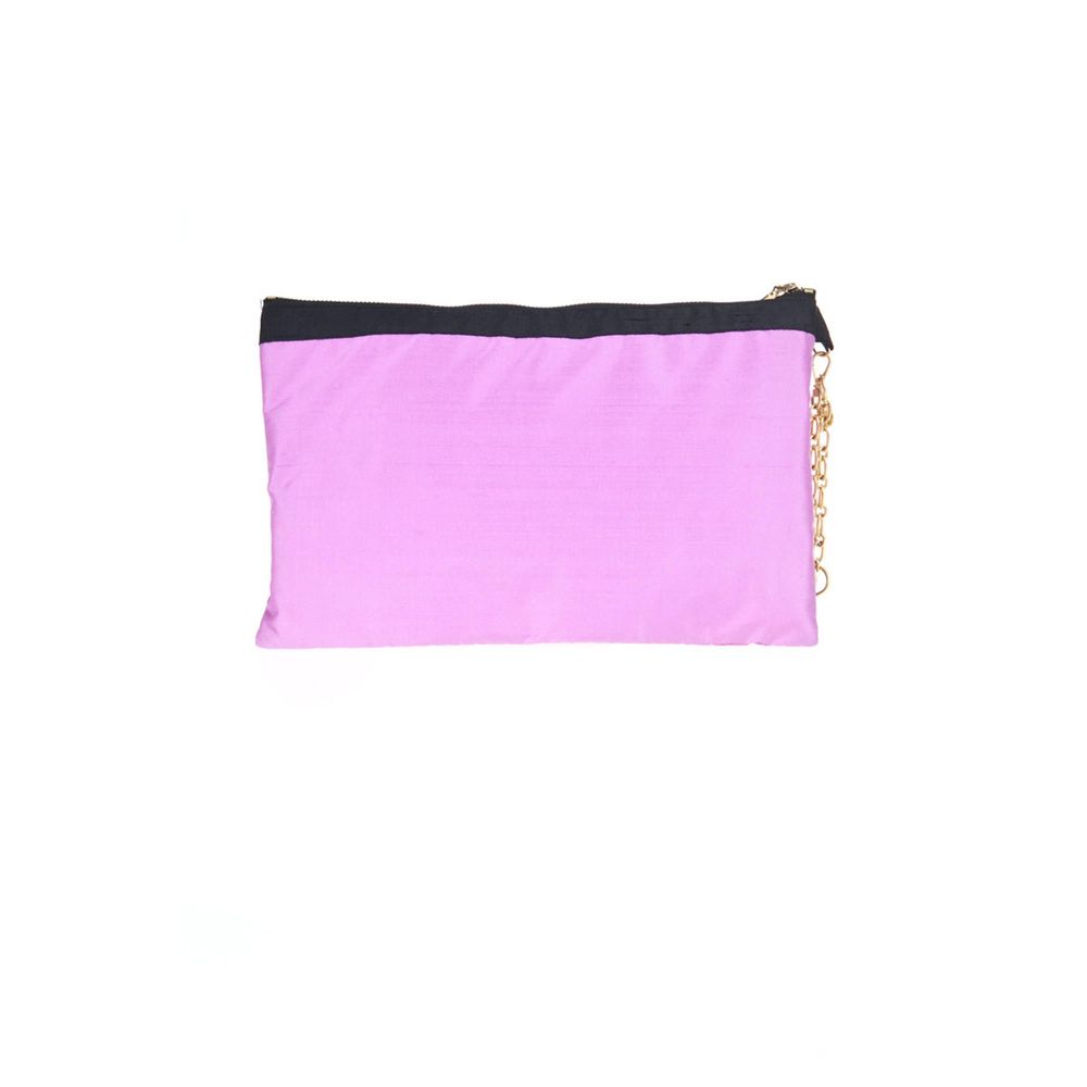 Purple Silk Handbag - ventzia