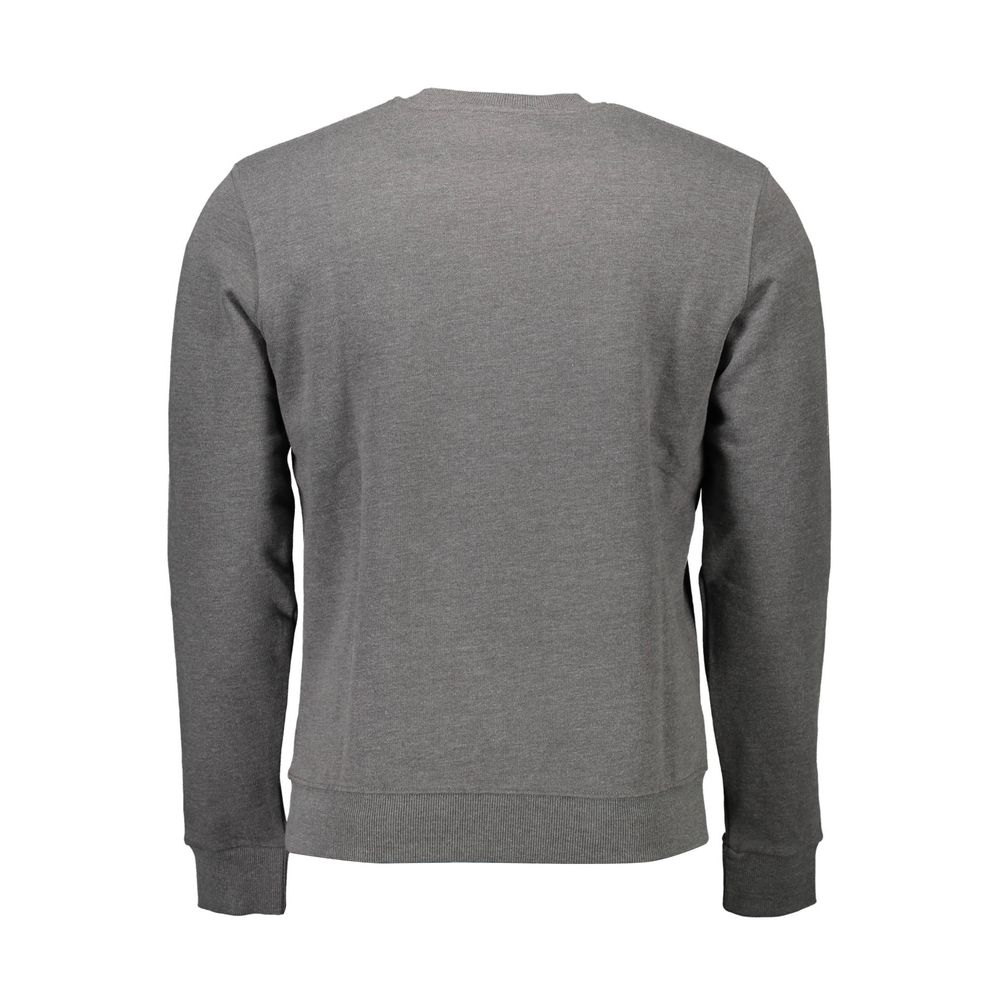 Gray Cotton Men Sweater - ventzia
