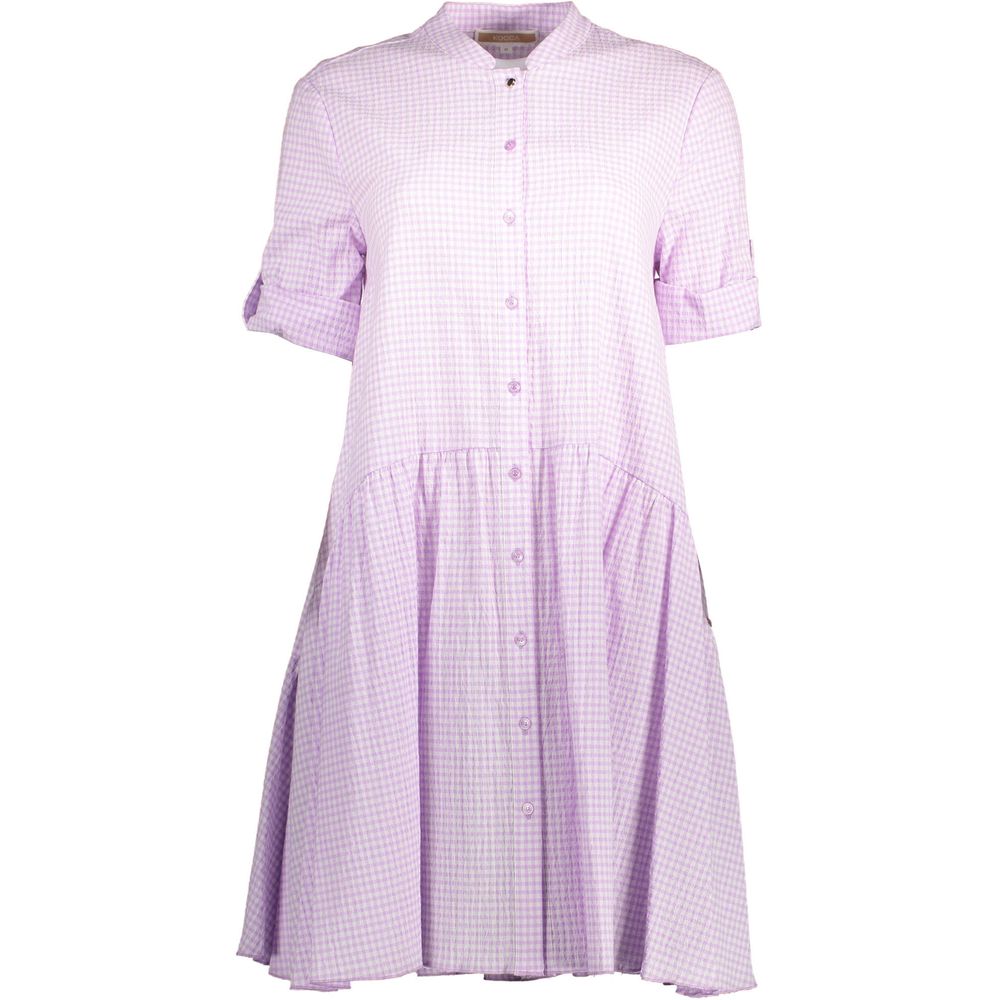 Pink Cotton Dress - ventzia