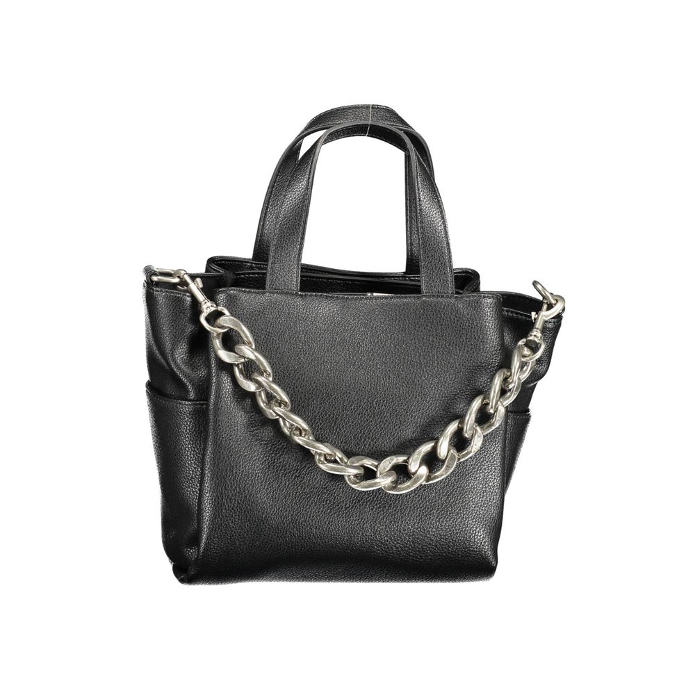 Black Polyethylene Handbag - ventzia