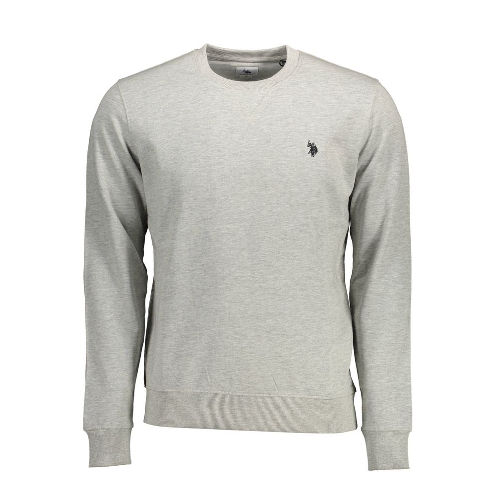 Gray Cotton Men Sweater - ventzia