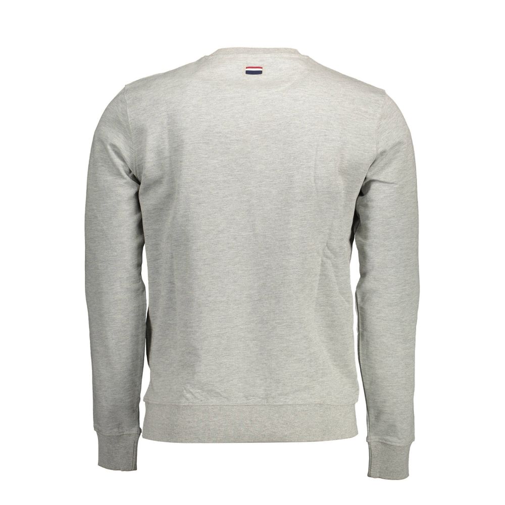 Gray Cotton Men Sweater - ventzia