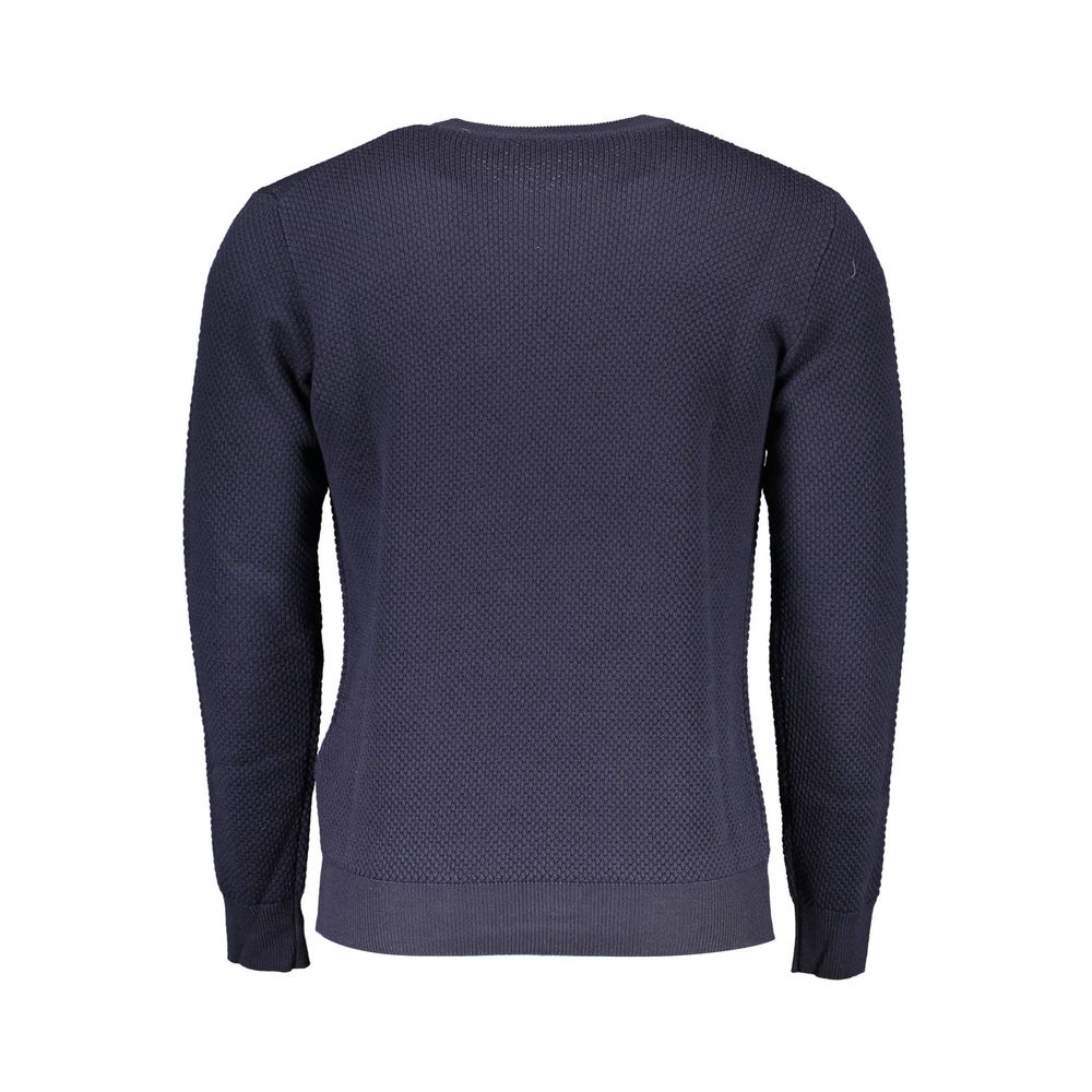 Blue Wool Sweater - ventzia