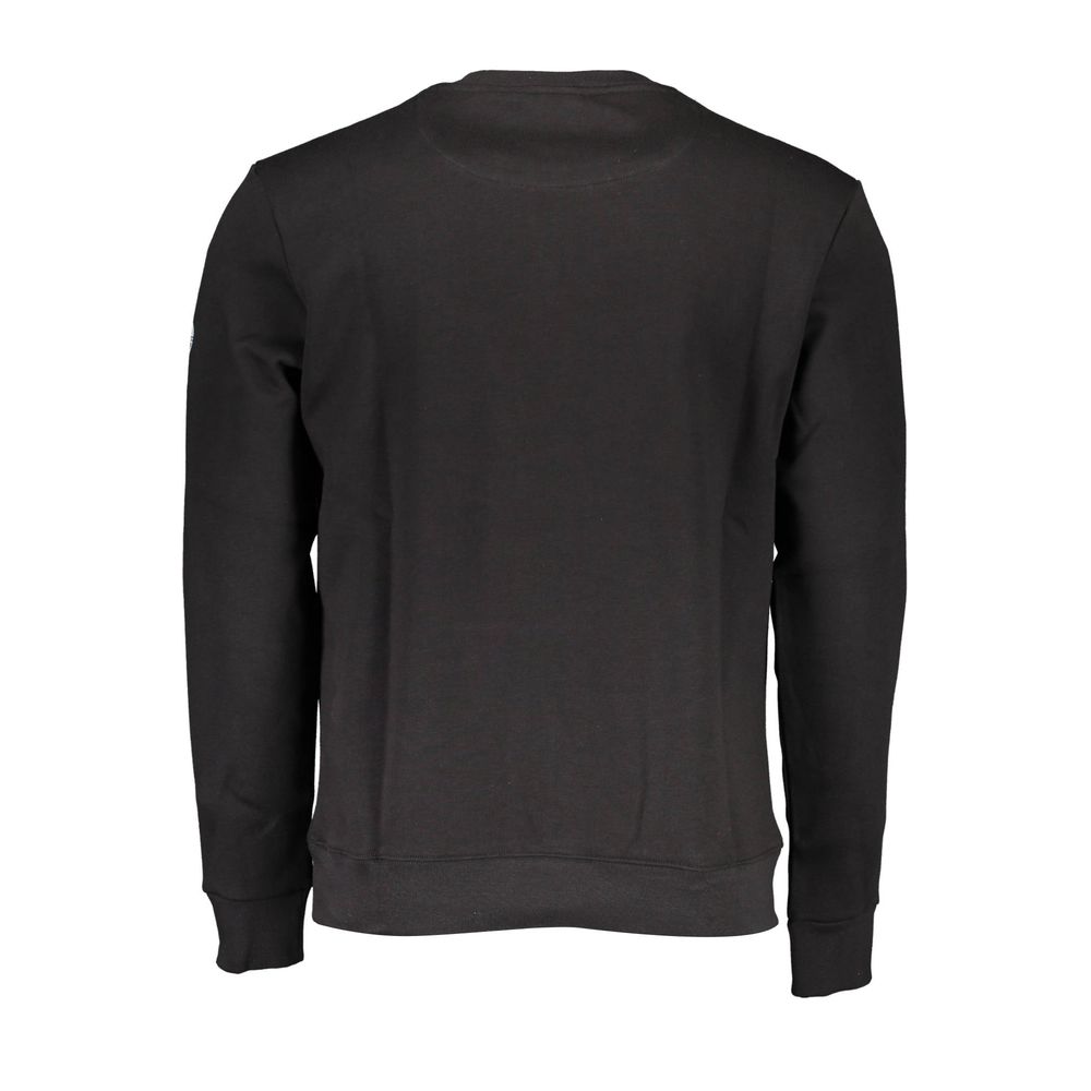 Black Cotton Men Sweater - ventzia