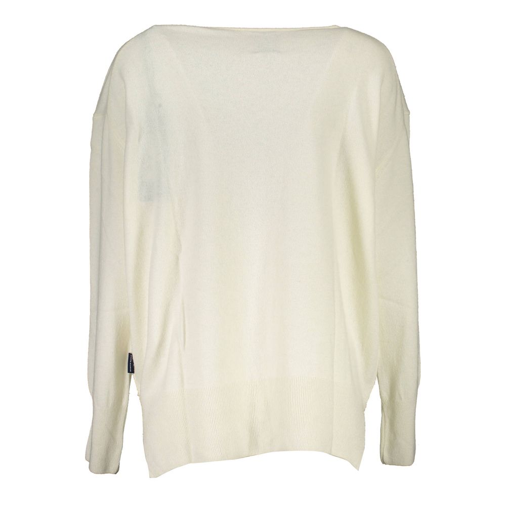 White Wool Sweater - ventzia