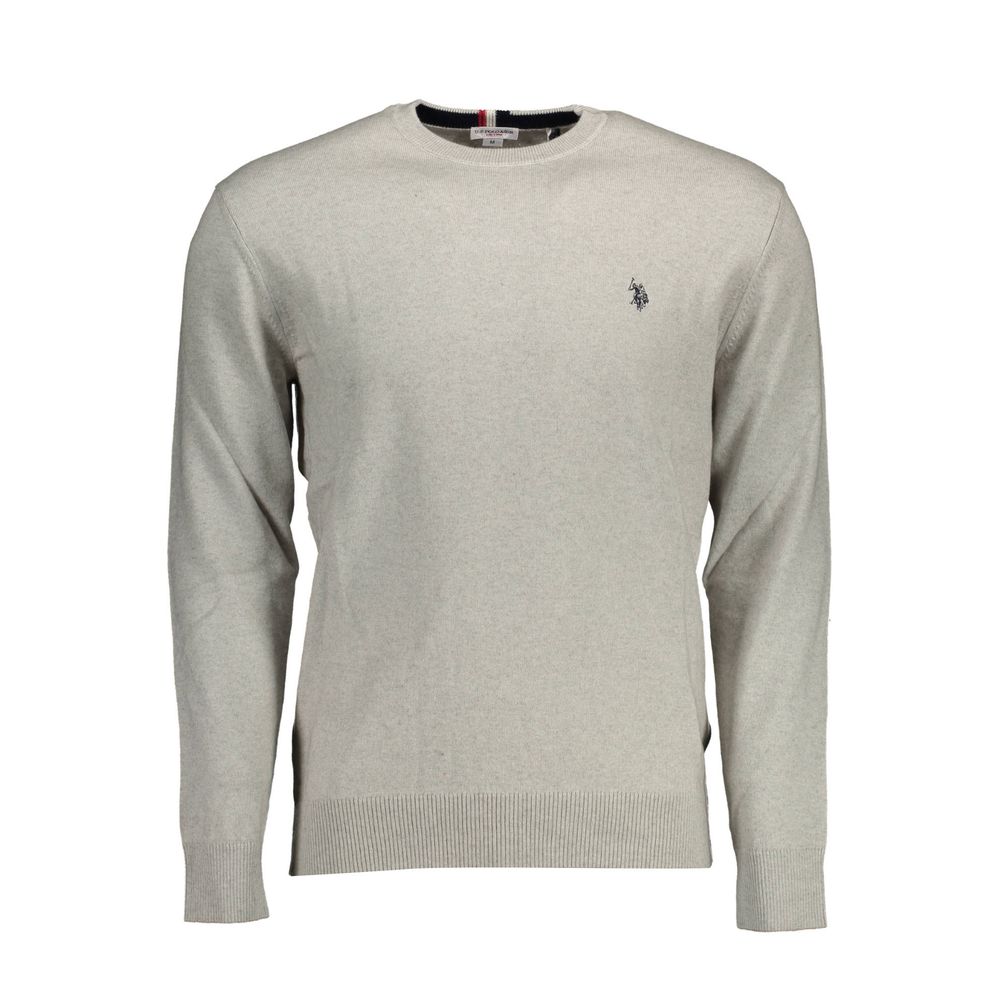 Gray Cotton Sweater - ventzia