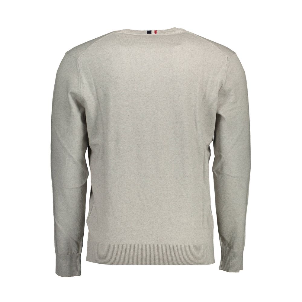 Gray Cotton Sweater - ventzia