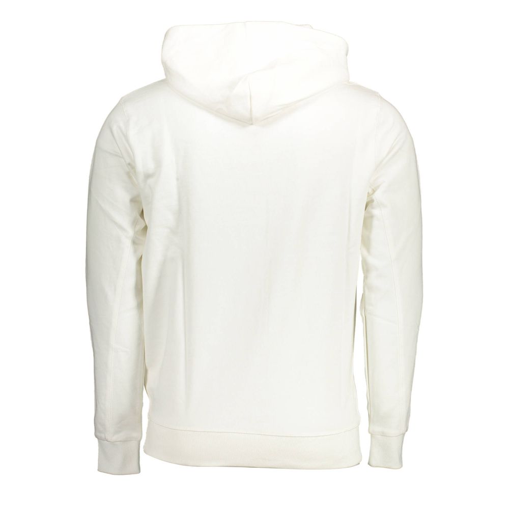 White Cotton Men Sweater - ventzia