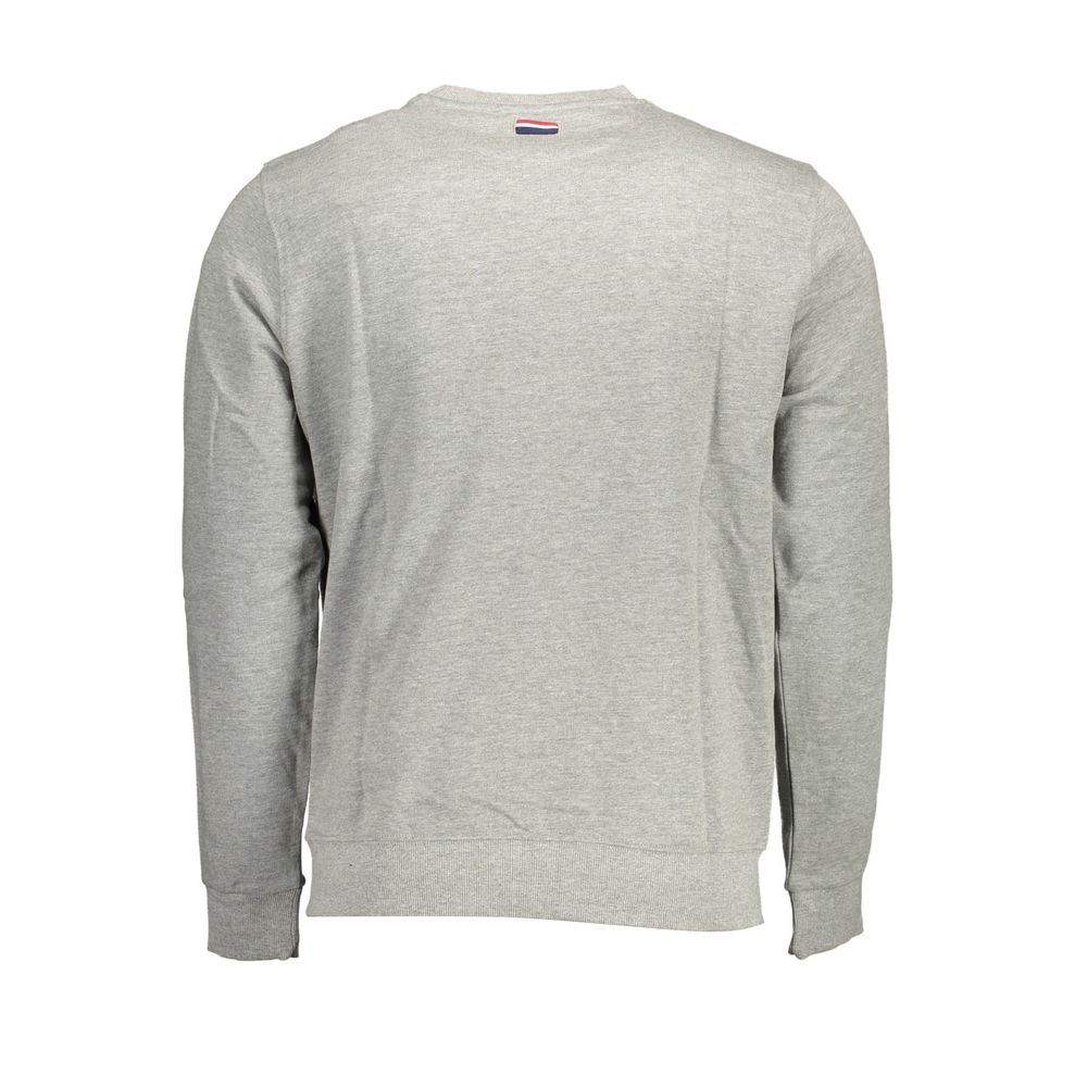 Gray Cotton Men Sweater - ventzia