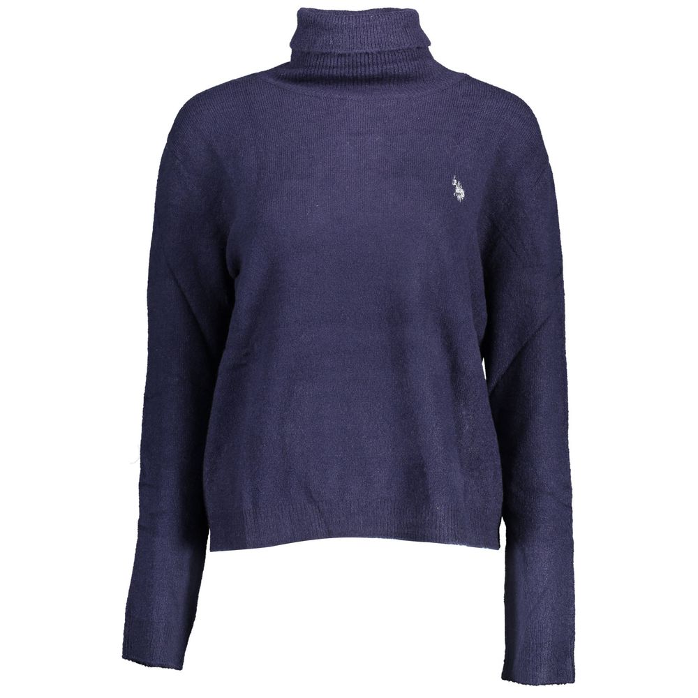 Blue Nylon Sweater - ventzia