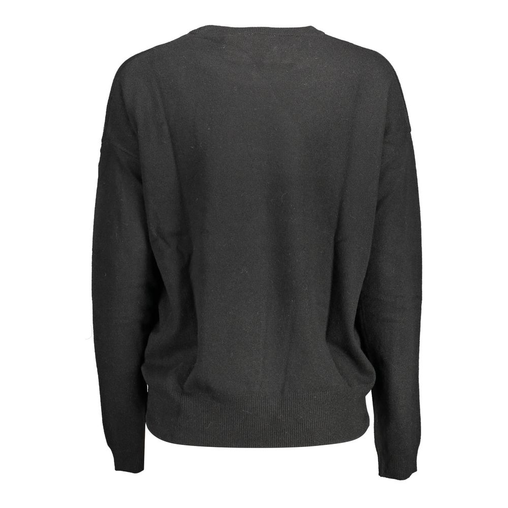 Black Wool Sweater - ventzia