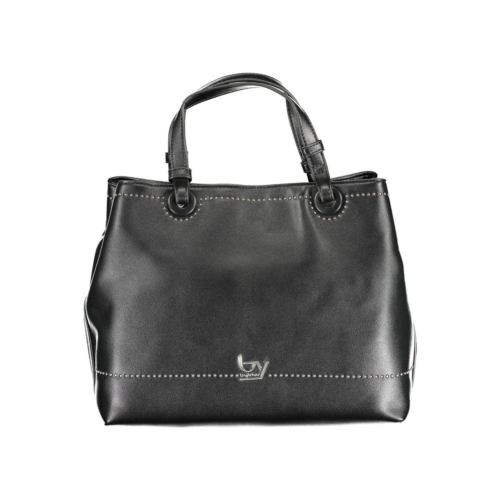 Nero Polyurethane Women Handbag - ventzia
