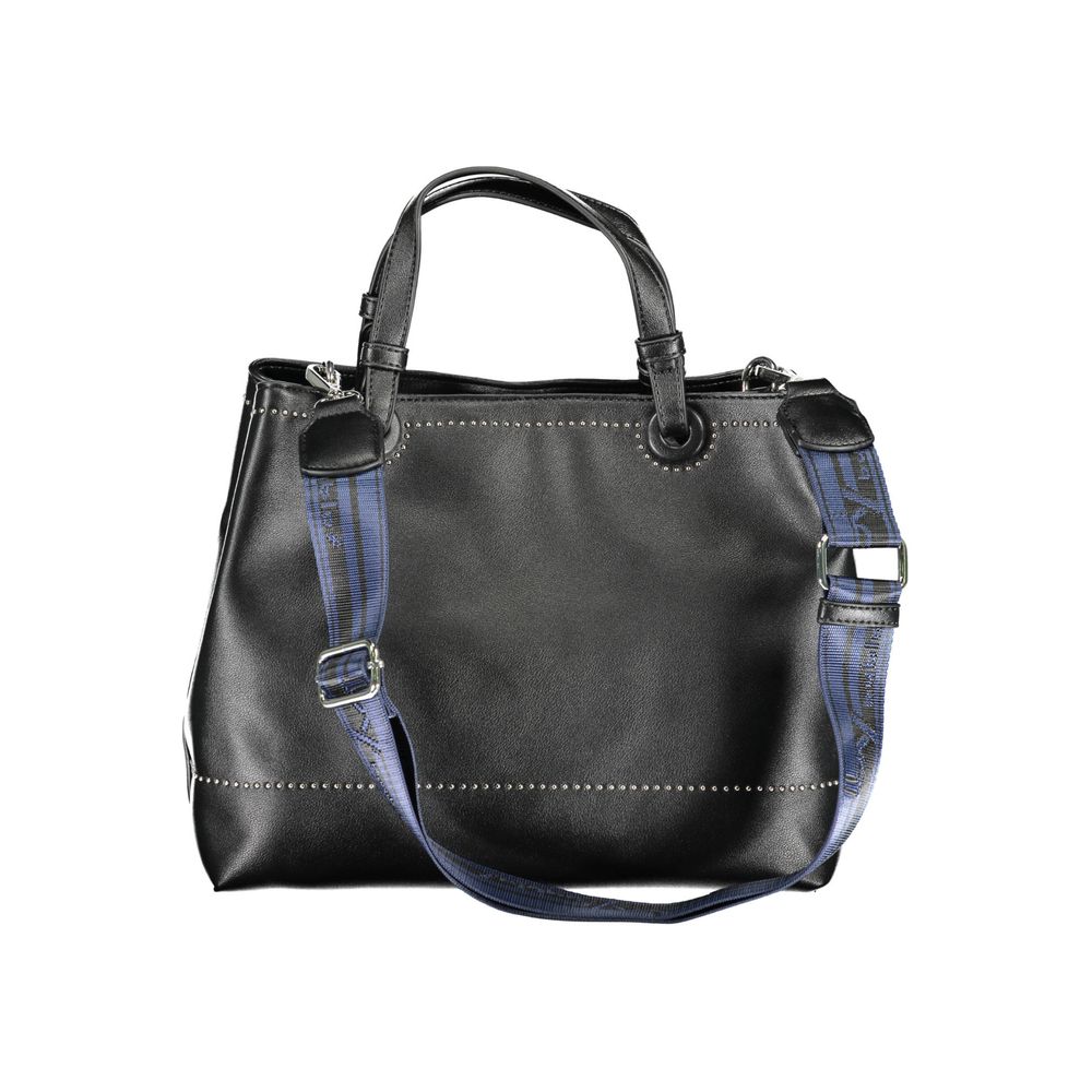 Nero Polyurethane Women Handbag - ventzia