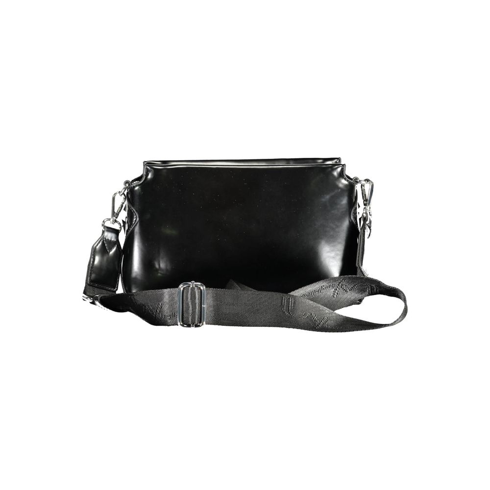 Nero Polyurethane Women Handbag - ventzia
